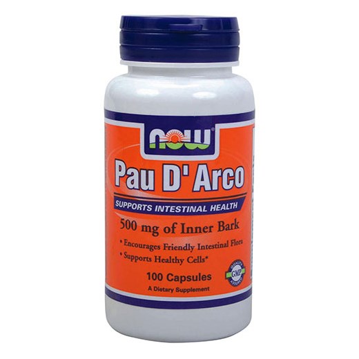 NOW FOODS PAU D ARCO 500mg (INNER BARK) (100 ΚΑΨΟΥΛΕΣ)