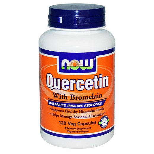 NOW FOODS QUERCETIN 800mg with BROMELAIN 165mg (120 ΚΑΨΟΥΛΕΣ)