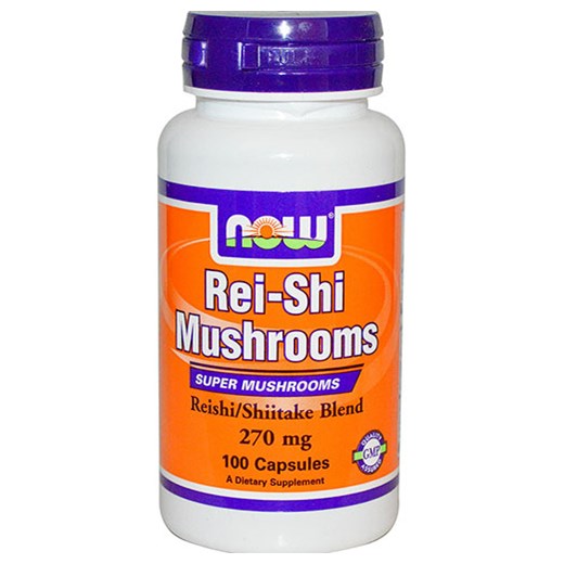 NOW FOODS REI-SHI MUSHROOMS 270mg (REISHI/SHIITAKE) (100 ΚΑΨΟΥΛΕΣ)