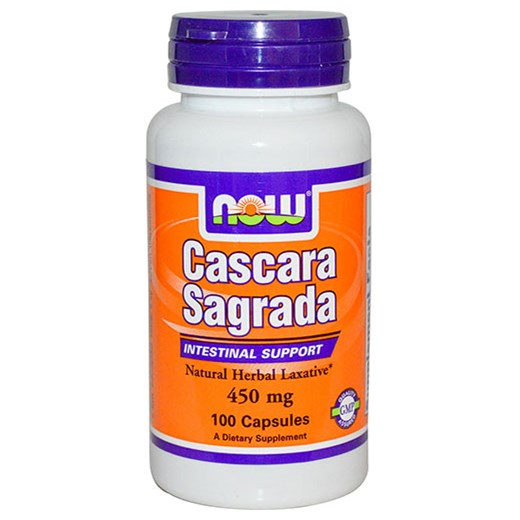NOW FOODS CASCARA SAGRADA 450mg (100 ΚΑΨΟΥΛΕΣ)