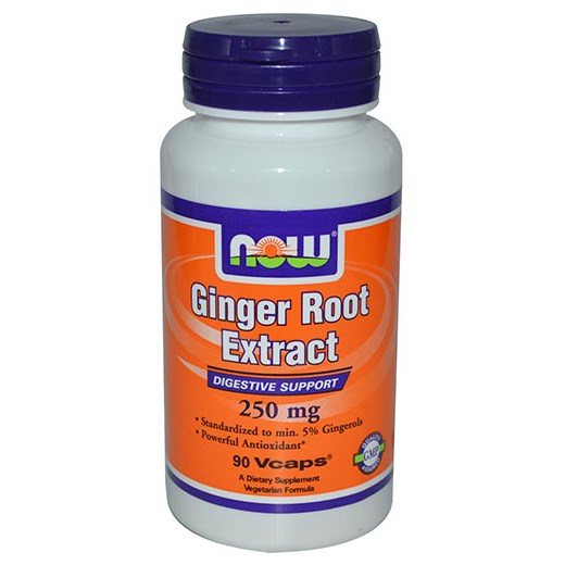 NOW FOODS GINGER ROOT EXTRACT 250mg (90 ΚΑΨΟΥΛΕΣ)