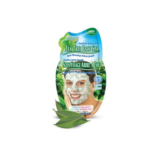 MONTAGNE JEUNESSE Tea Tree Face Spa - Μάσκα αναζωογόνησης με δυόσμο και έλαιο τεϊόδενδρου