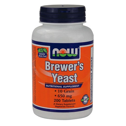 NOW FOODS BREWERS YEAST 650mg, 10 GRAIN VEGETARIAN (200 ΤΑΜΠΛΕΤΕΣ)