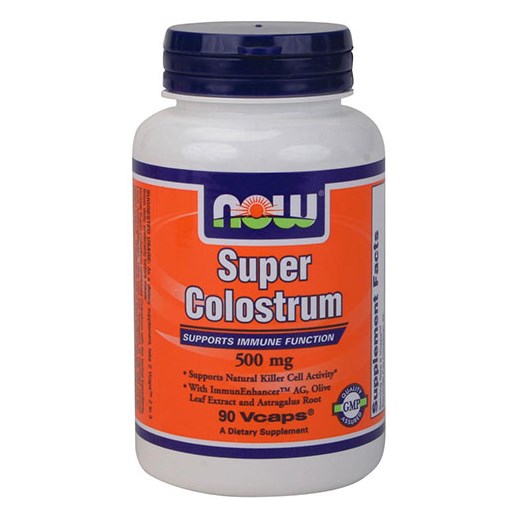 NOW FOODS SUPER COLOSTRUM 500mg & OLIVE LEAF EXTRACT (90 ΚΑΨΟΥΛΕΣ)