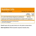 NOW FOODS ST JOHNS WORT EXTRACT 300mg (100 ΚΑΨΟΥΛΕΣ)