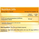 NOW FOODS 5-HTP 50mg (30 ΚΑΨΟΥΛΕΣ)