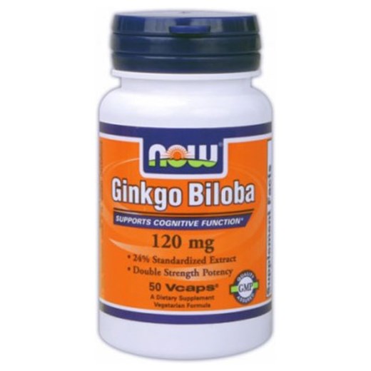 NOW FOODS GINKGO BILOBA 120mg (50 ΚΑΨΟΥΛΕΣ)