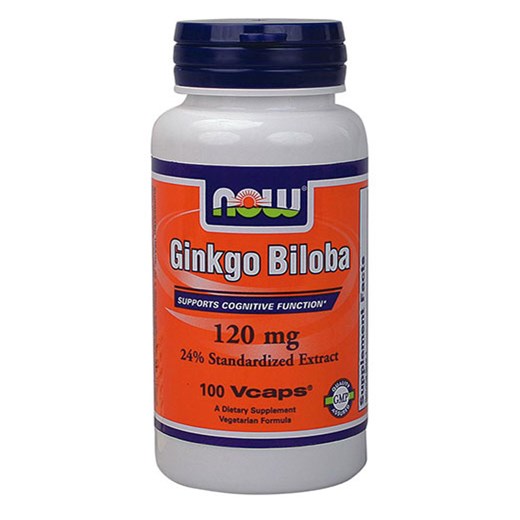 NOW FOODS GINKGO BILOBA 120mg (100 ΚΑΨΟΥΛΕΣ)