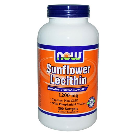 NOW FOODS LECITHIN SUNFLOWER 1200mg SOY FREE (100 ΜΑΛΑΚΕΣ ΚΑΨΟΥΛΕΣ)